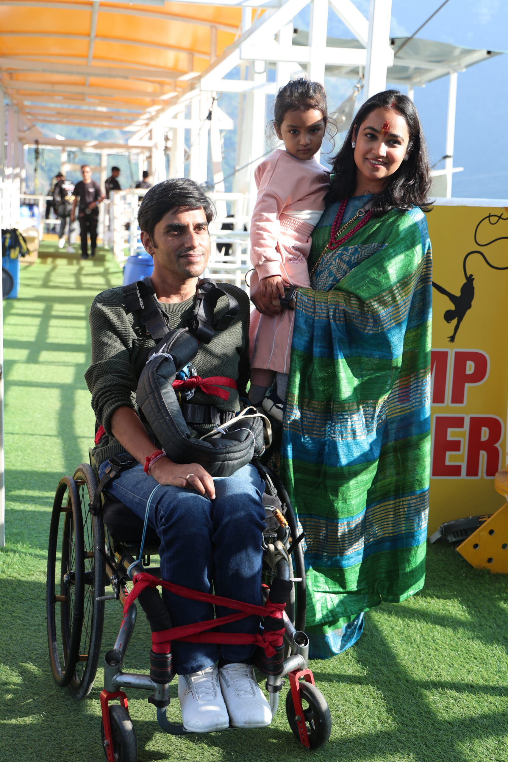 Jim Corbett bungee jumping adventure in Uttarakhand