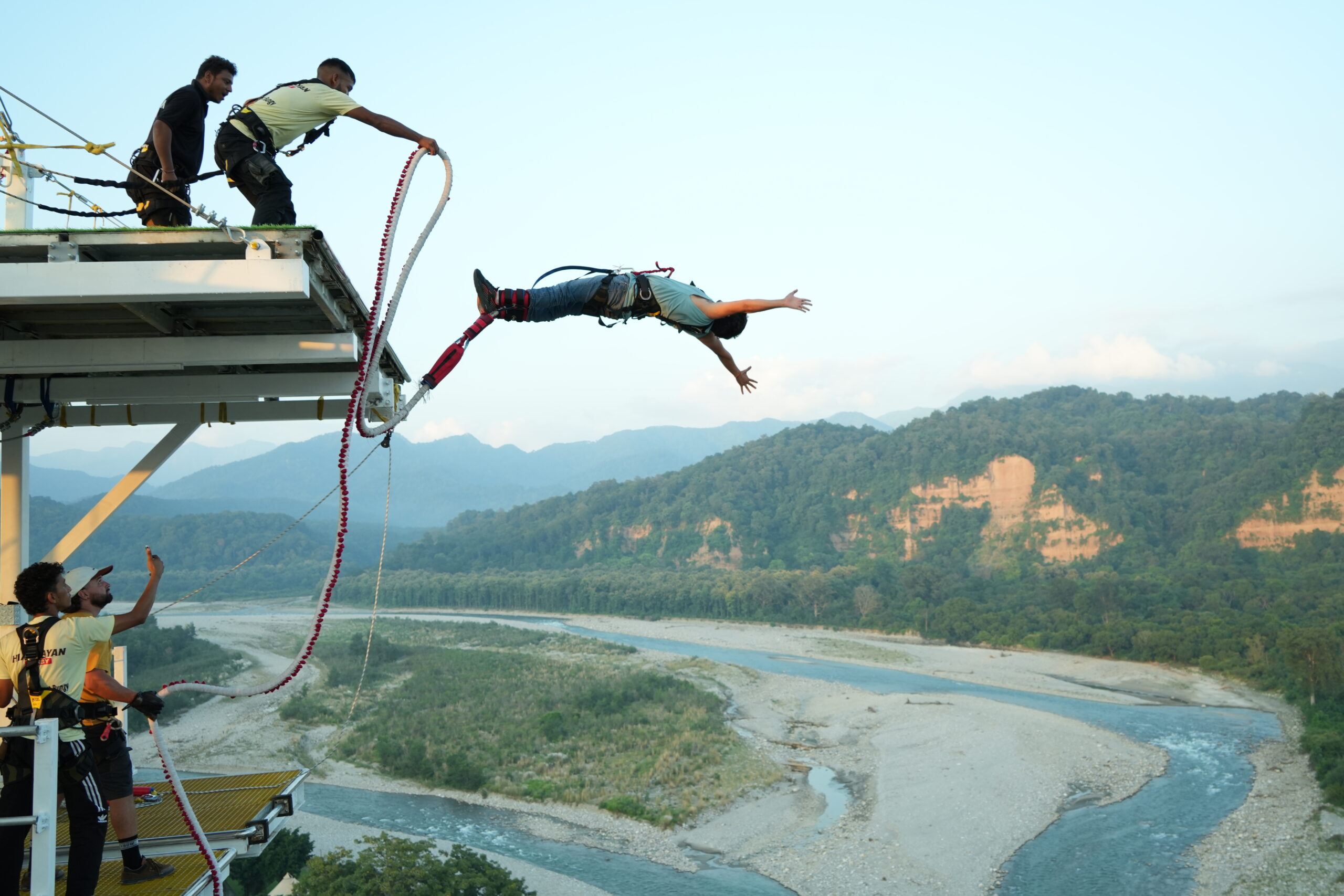 Adventure Bungee Jumping in Jim Corbett