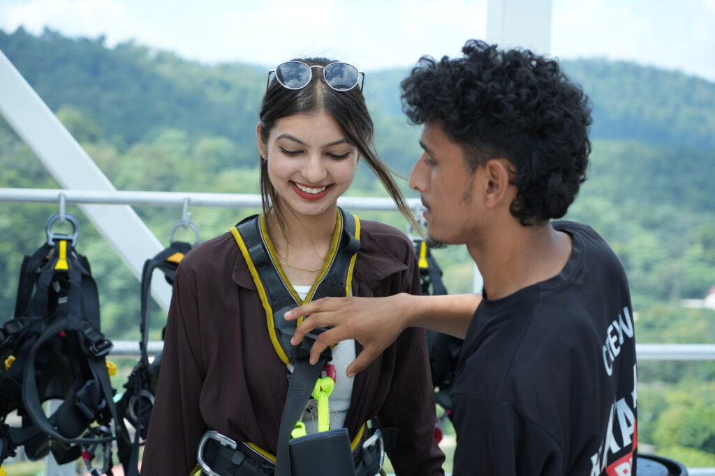 Highest Bungee Jumping in India at Jim Corbett