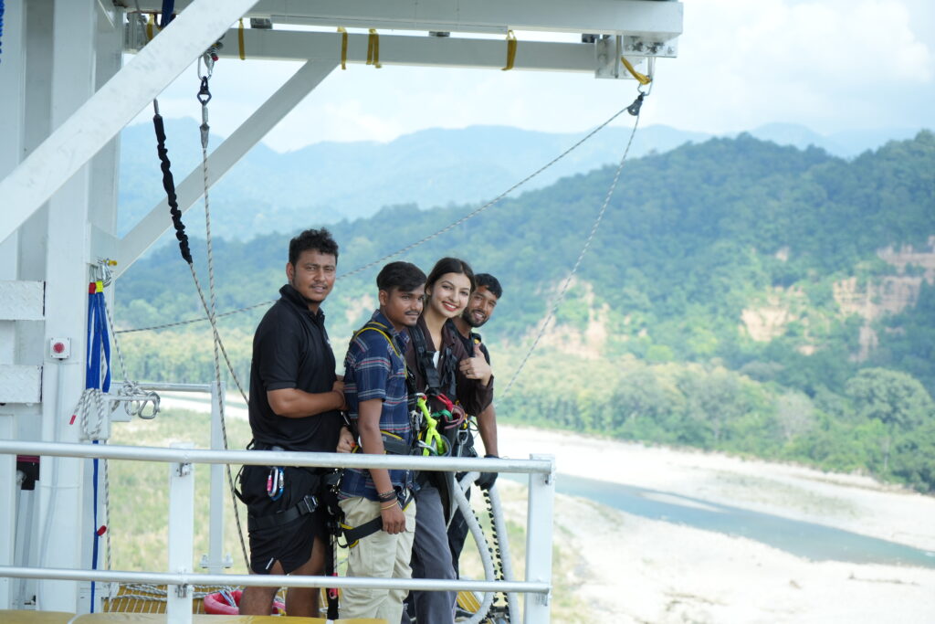 Highest Bungee Jumping in India at Jim Corbett
