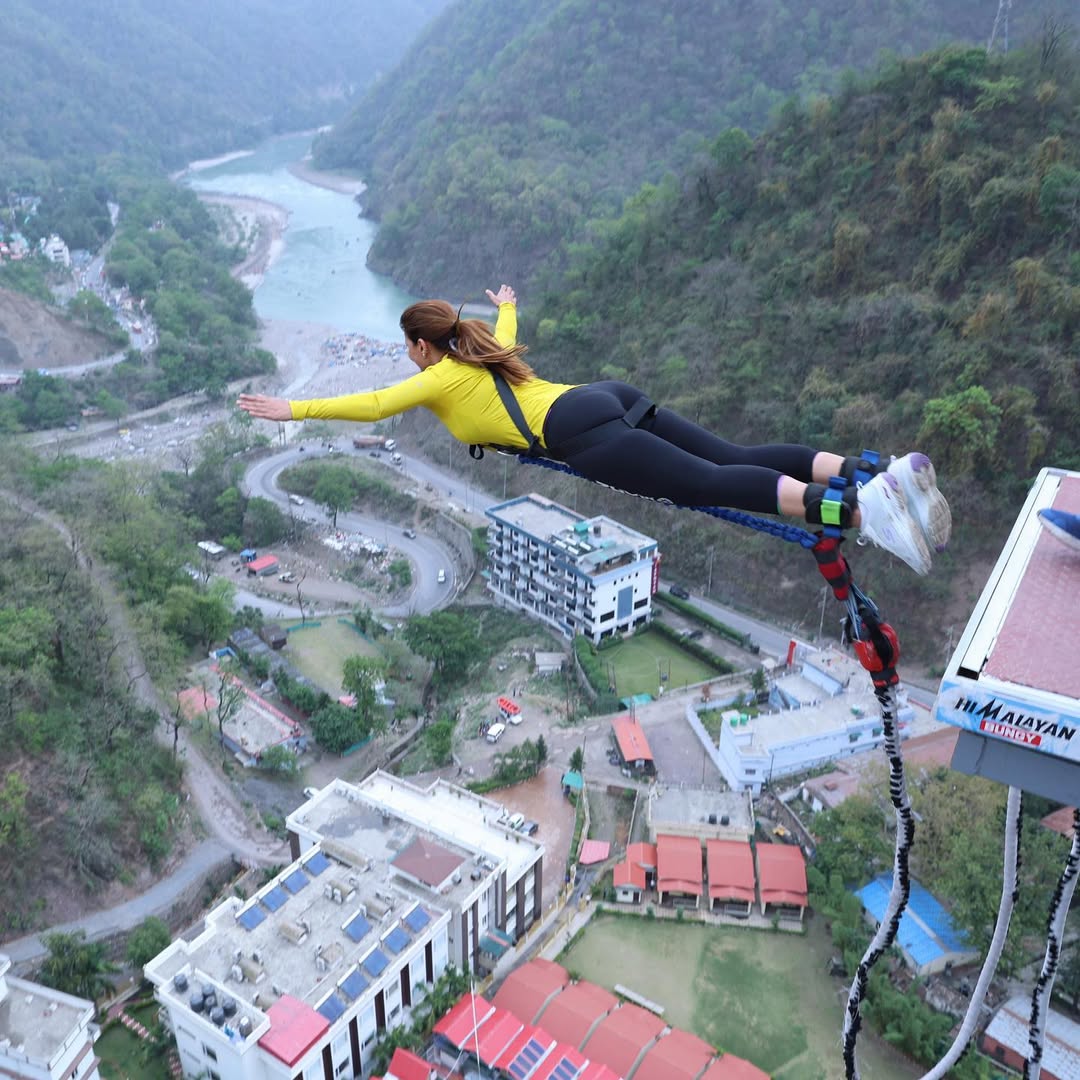 Jim Corbett Bungee Jumping highest jump 140m thrill adventure