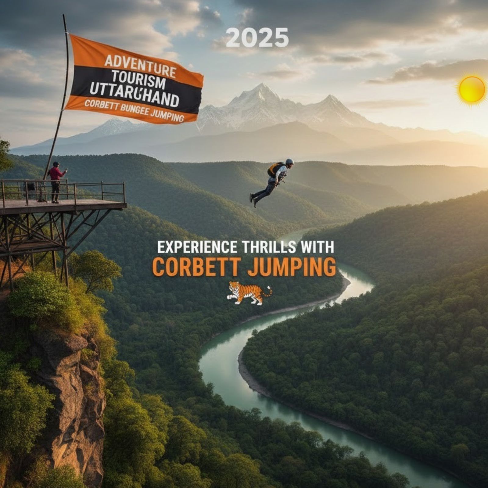 bungee jumping in jim corbett